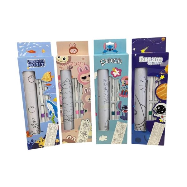 Coloring Sheet Kit with Markers (Assorted)