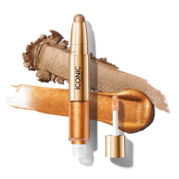 Iconic London Glaze Dual Ended Eyeshadow Crayon (LAVACOPPER)
