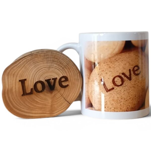 Love Mug Coaster Set
