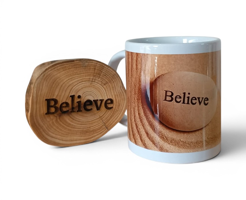WhatsApp Image 2026-07-07 at 11.16.51 AM (3) Believe Mug Coaster Set - Image 1
