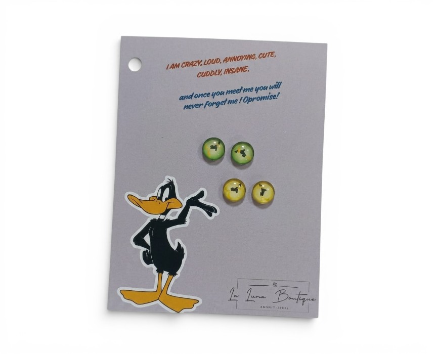 WhatsApp Image 2026-07-07 at 12.55.18 PM (1) Duck Cartoon Earring Set - Image 1