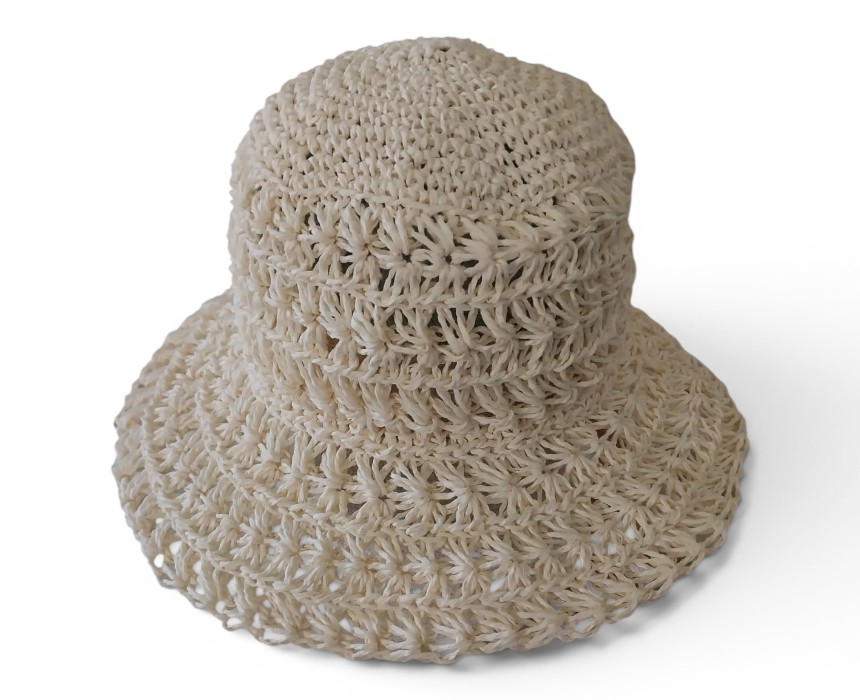 WhatsApp Image 2026-07-23 at 2.35.14 PM (1) Women's Off-white Raffia Hat - Image 1