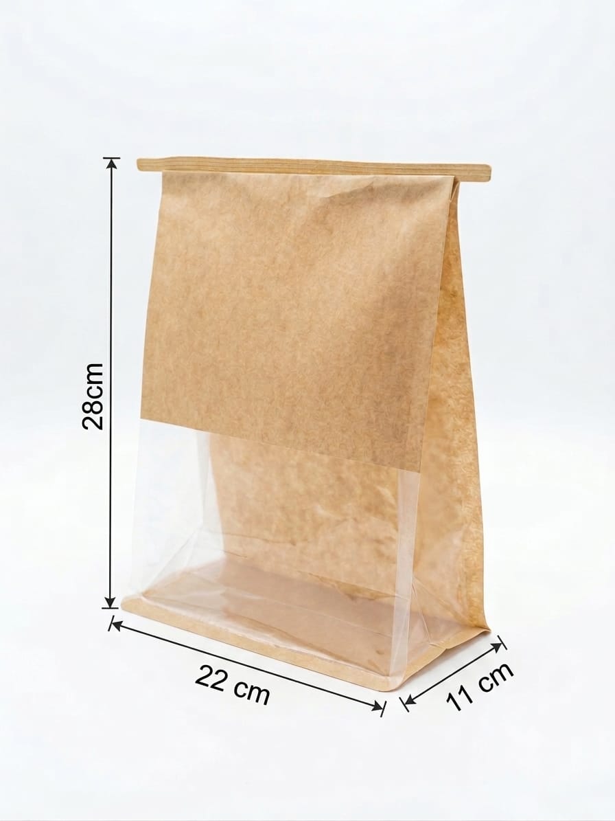 WhatsApp Image 2026-07-29 at 9.33.25 PM Kraft Paper bags (50 bags) 28x11x22 cm - Image 1