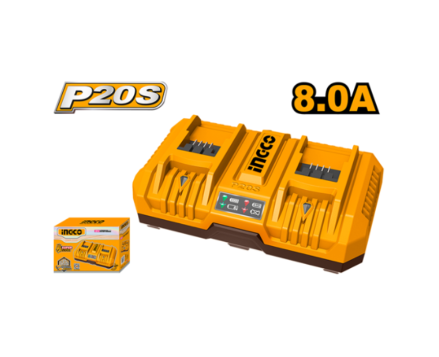 White Background Design (17) Cordless Battery Charger Dual Slot - Image 1