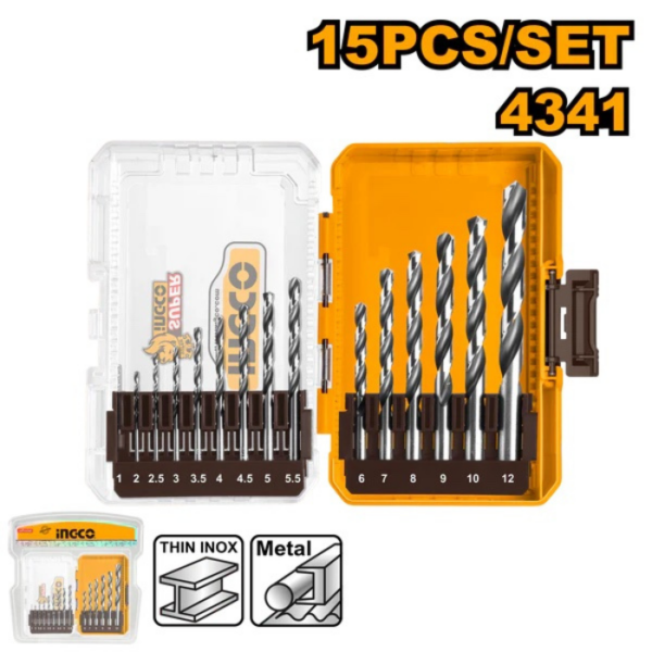 Metal Drill Bits Set INGCO