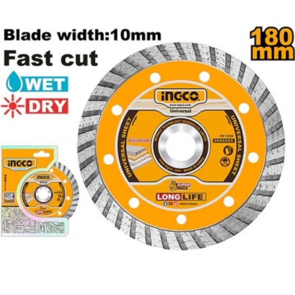 Diamond Cutting Disc Turbo INGCO