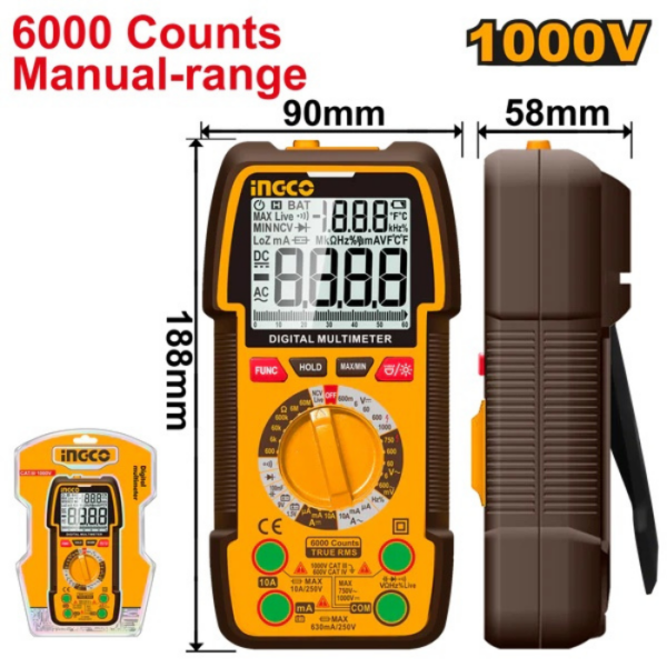 Digital Multimeter Tester INGCO