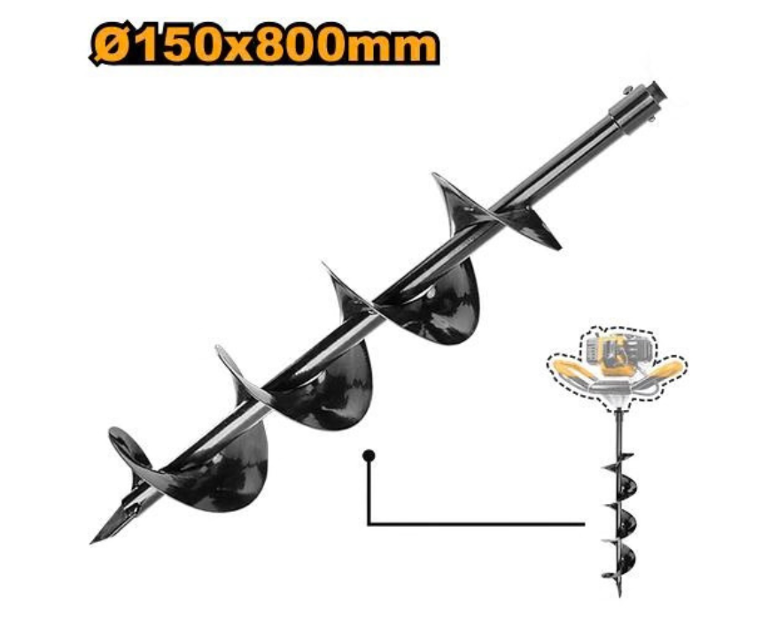 White Background Design (26) Earth Auger Drill Bit INGCO - Image 1