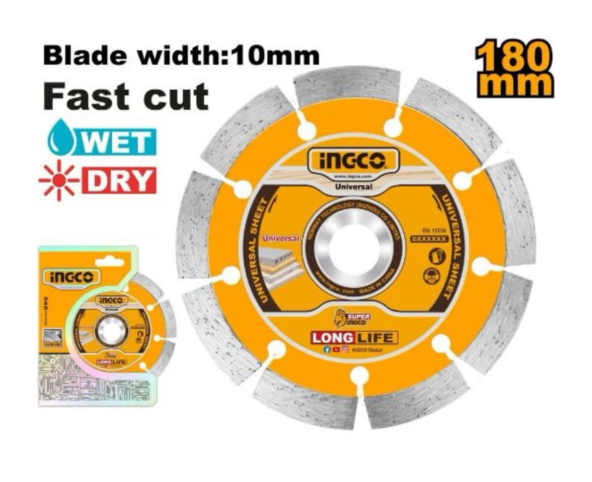 White Background Design (28) Diamond Cutting Disc INGCO - Image 1