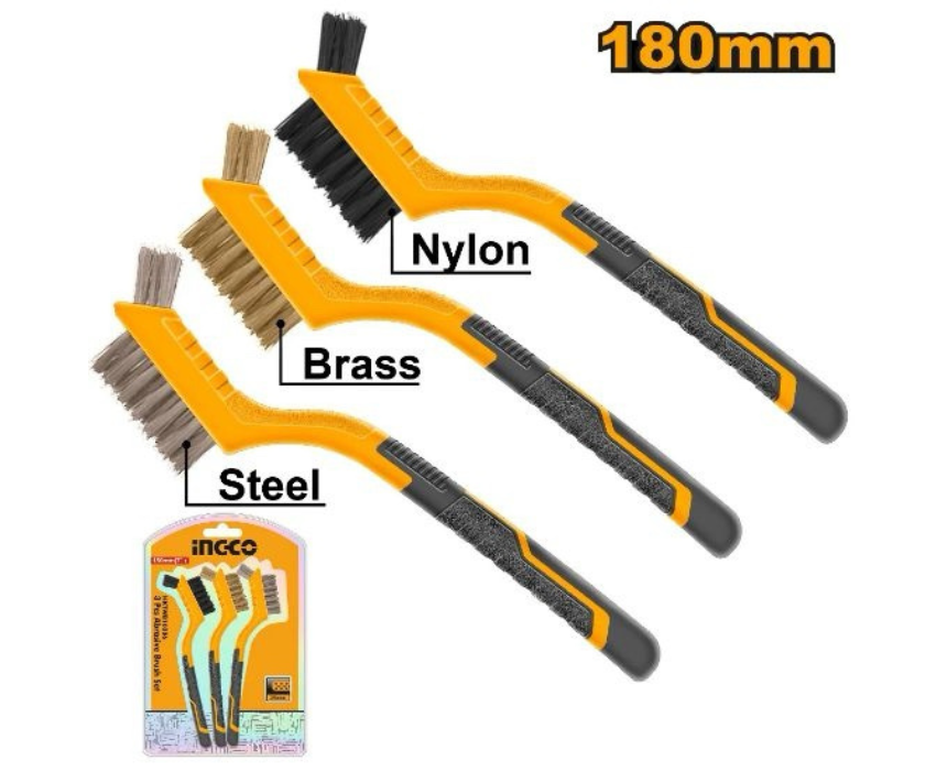 White Background Design (31) Cleaning Brush Set INGCO - Image 1