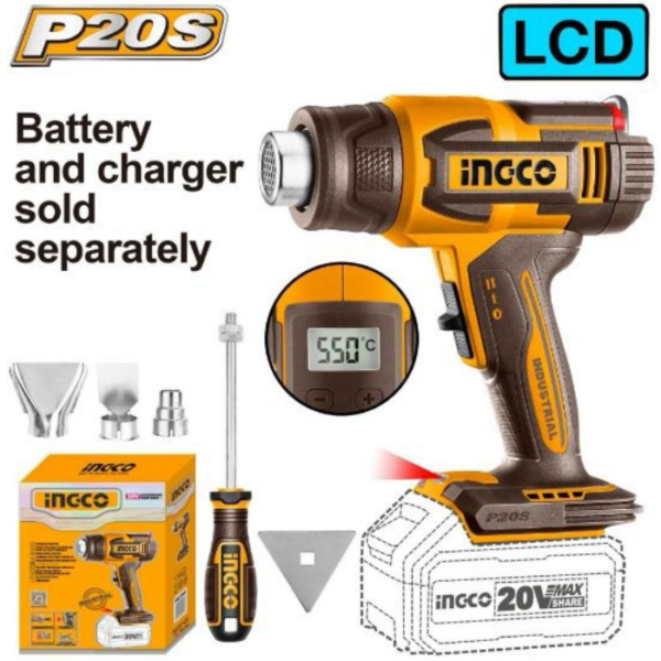 Cordless Heat Gun INGCO
