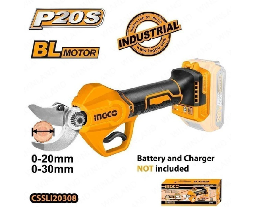 White Background Design (37) Cordless Straight Shear INGCO - Image 1