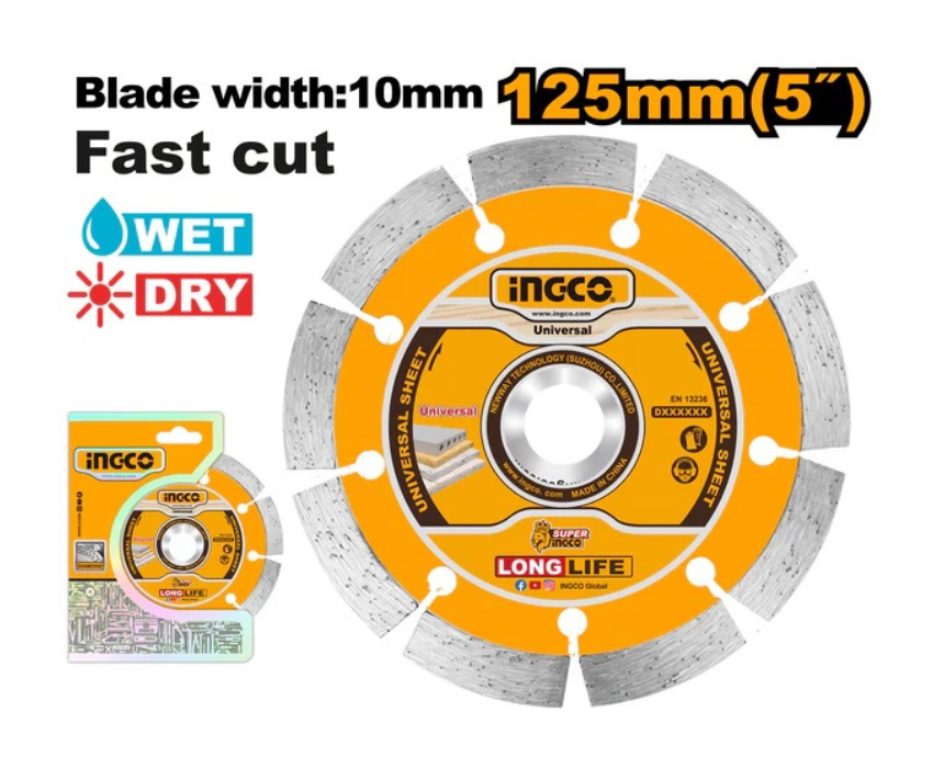 White Background Design (39) Diamond Cutting Disc INGCO - Image 1