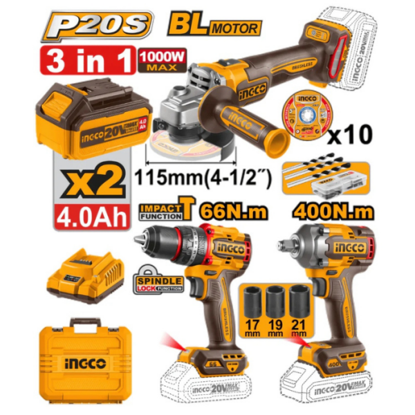 Cordless Tool Kit INGCO