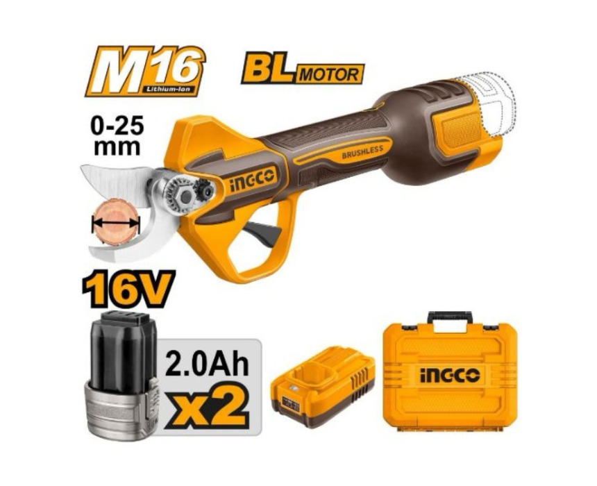 White Background Design (50) Cordless Straight Shear INGCO - Image 1