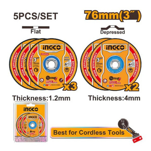 Mini Cutting Disc Set INGCO
