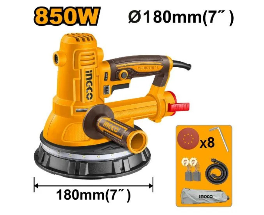 White Background Design (60) Drywall Sander INGCO - Image 1