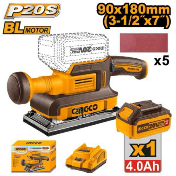 Cordless Finishing Sander INGCO