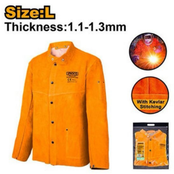 Cowhide Welding Safety Jacket INGCO