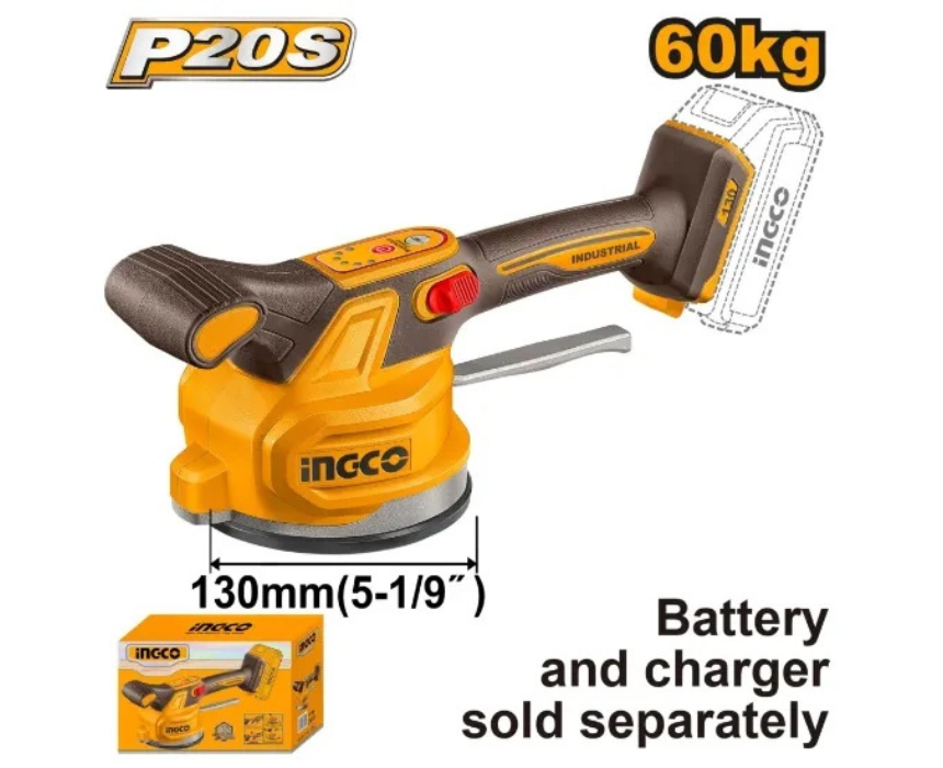 White Background Design (71) Cordless Tile Vibrator INGCO - Image 1