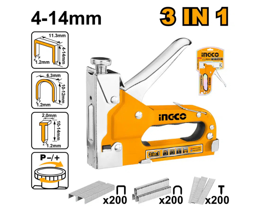 White Background Design (76) Heavy Duty Staple Gun INGCO - Image 1