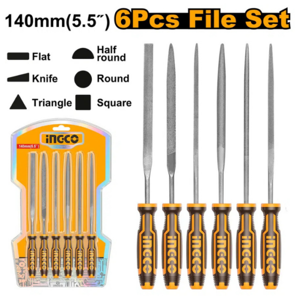 Metal File Set INGCO