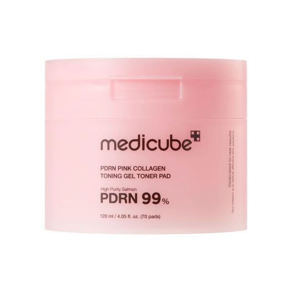 MEDICUBE PDRN PINK COLLAGEN TONNING GEL TONER PADS