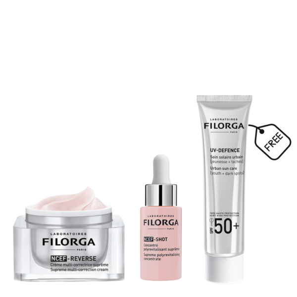 Filorga NCEF Shots, Filorga Reverse Day Cream, Free Filorga UV Defense 50+ cream