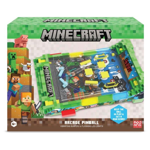 Minecraft Overworld Arcade Pinball