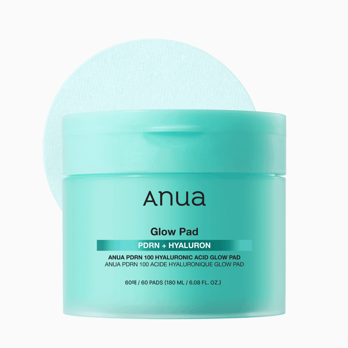ANUA PDRN 100 HYALAURONIC ACID GLOW PAD (60 PADS)