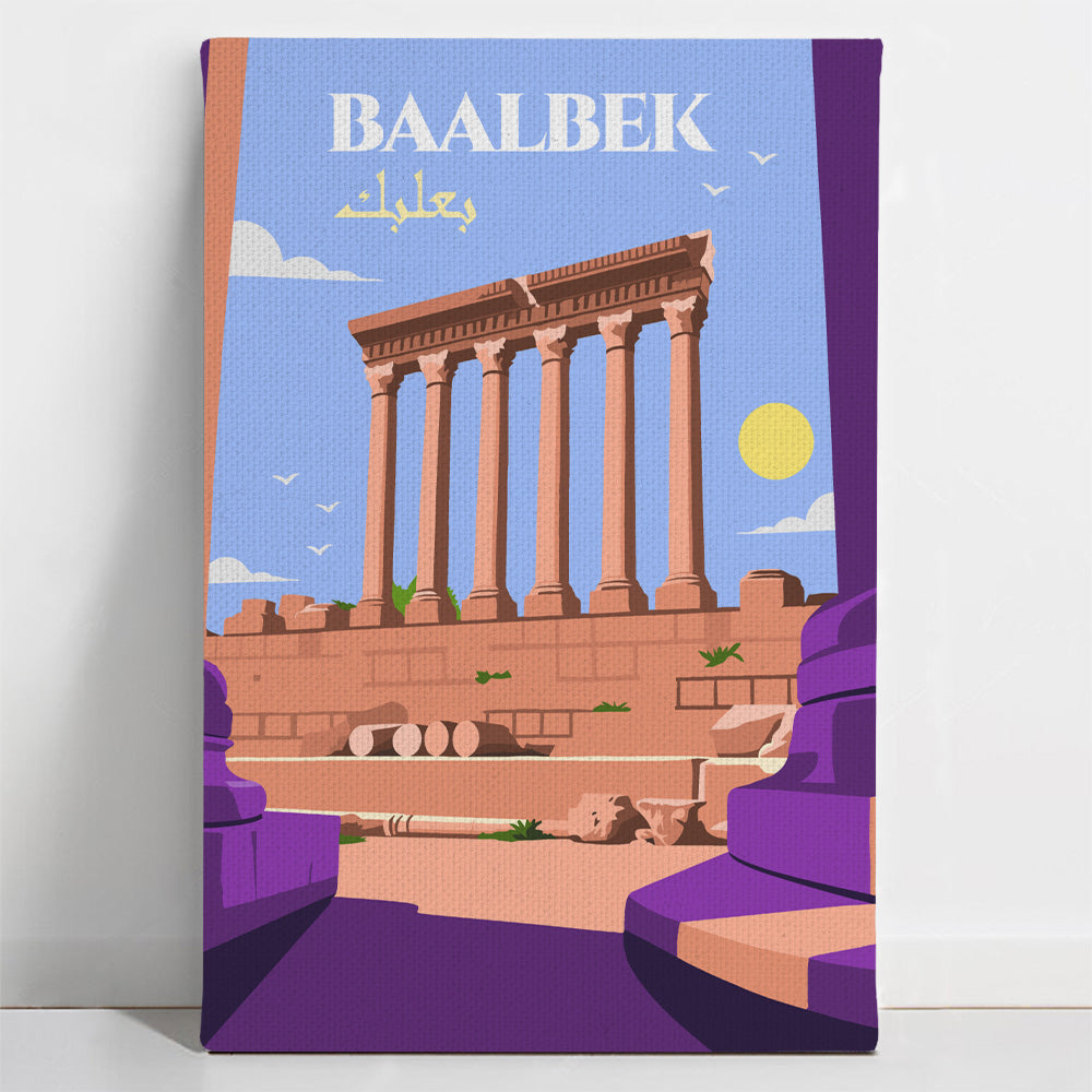 b1 Baalbek | بعلبك - Paint By Numbers Kit