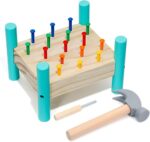 Wooden Knock Nails Toy - Image 