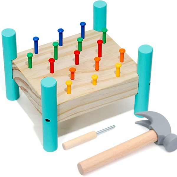 Wooden Knock Nails Toy
