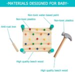 Wooden Knock Nails Toy - Image 