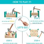 Wooden Knock Nails Toy - Image 
