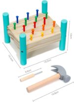 Wooden Knock Nails Toy - Image 