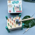 Wooden Knock Nails Toy - Image 