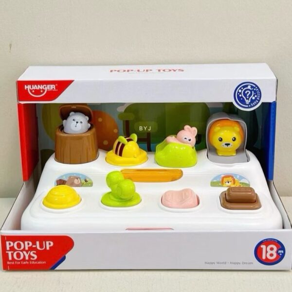 Peekaboo Pop-Up Animal Toy