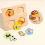 Wooden Animal Puzzle Toy - Image 
