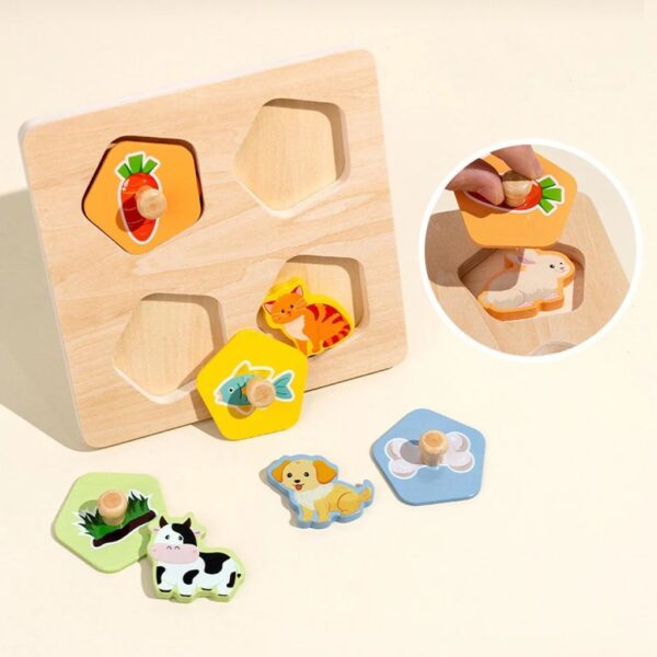 Wooden Animal Puzzle Toy