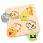 Wooden Animal Puzzle Toy - Image 