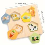 Wooden Animal Puzzle Toy - Image 