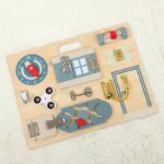 Wooden Busy Board Stand - Image 