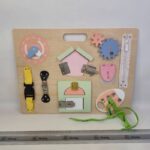 Wooden Busy Board Stand - Image 