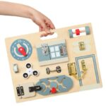 Wooden Busy Board Stand - Image 