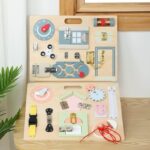 Wooden Busy Board Stand - Image 