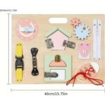 Wooden Busy Board Stand - Image 