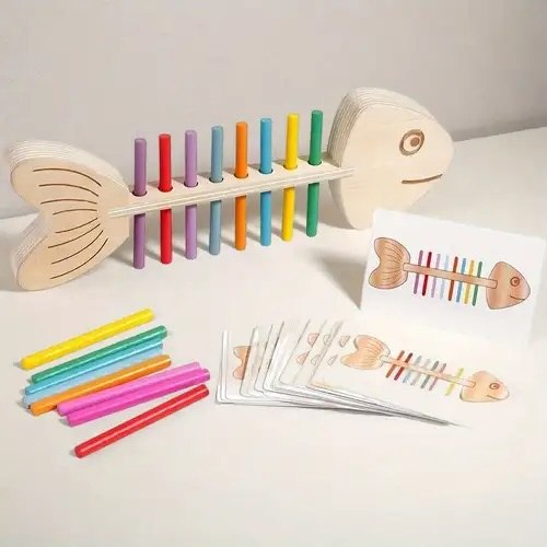 Fish Bone Matching Toy