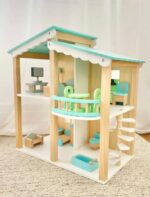Wooden Dollhouse Furniture Set - Image 