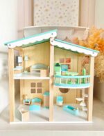 Wooden Dollhouse Furniture Set - Image 